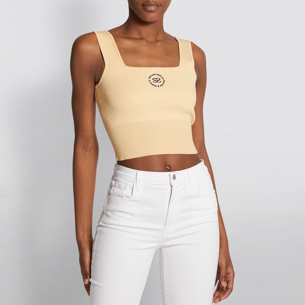 Sandro Knit Crop Top XS